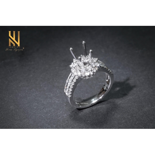 NHẪN VÀNG ITALY 750 - MẪU 129
