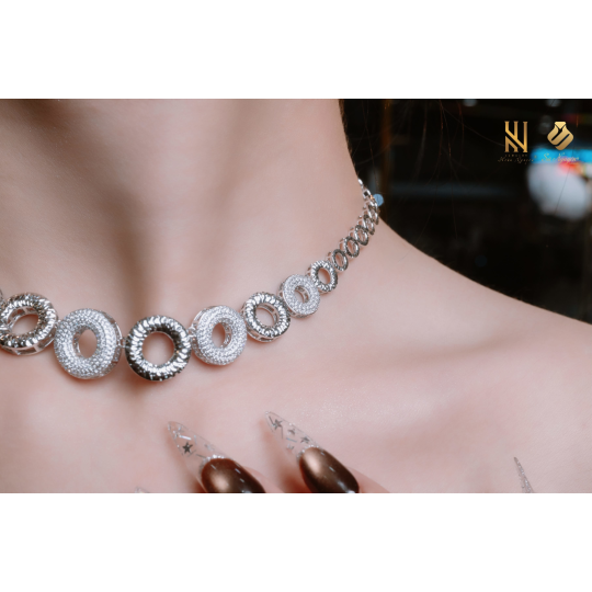 SET DÂY CHUYỀN VÀNG ITALY 750 MẪU 104