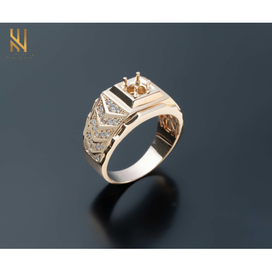 NHẪN VÀNG ITALY 750 - MẪU 323