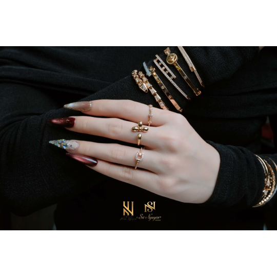 NHẪN VÀNG ITALY 750 - MẪU 315