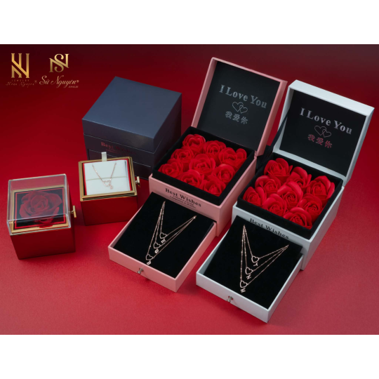 SET DÂY CHUYỀN VÀNG ITALY 750 MẪU 96