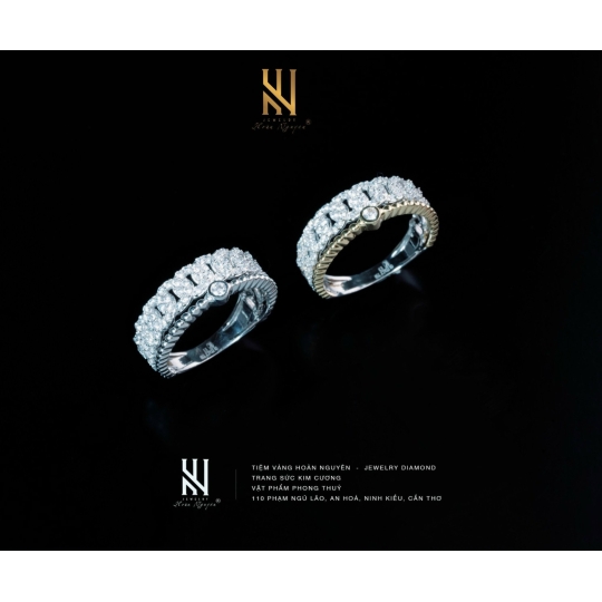 NHẪN VÀNG ITALY 750 - MẪU 3