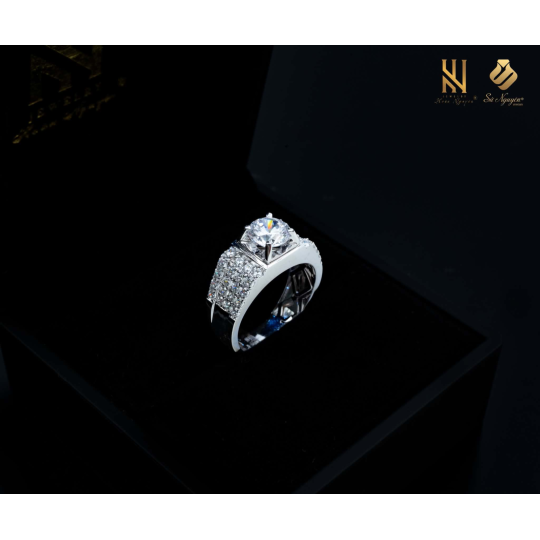 NHẪN VÀNG ITALY 750 - MẪU 348