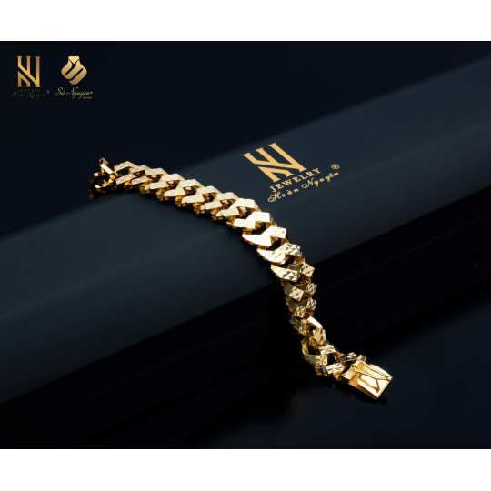 LẮC TAY VÀNG ITALY 750 - MẪU 158