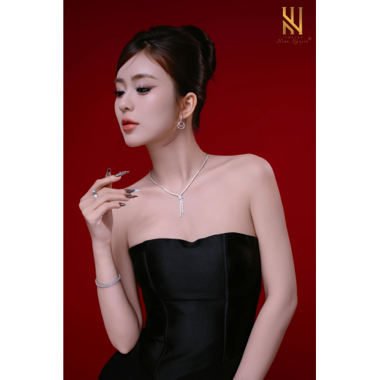 SET DÂY CHUYỀN VÀNG ITALY 750 MẪU 100