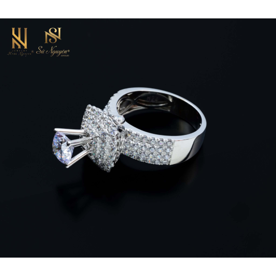 NHẪN VÀNG ITALY 750 - MẪU 334