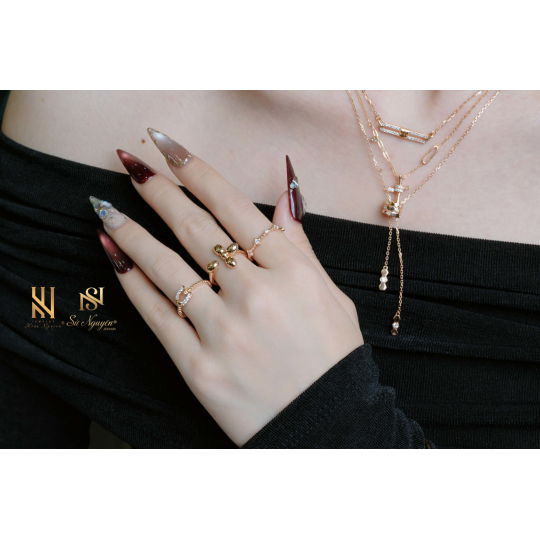 NHẪN VÀNG ITALY 750 - MẪU 311