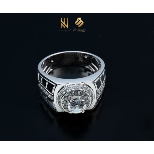 NHẪN VÀNG ITALY 750 - MẪU 347