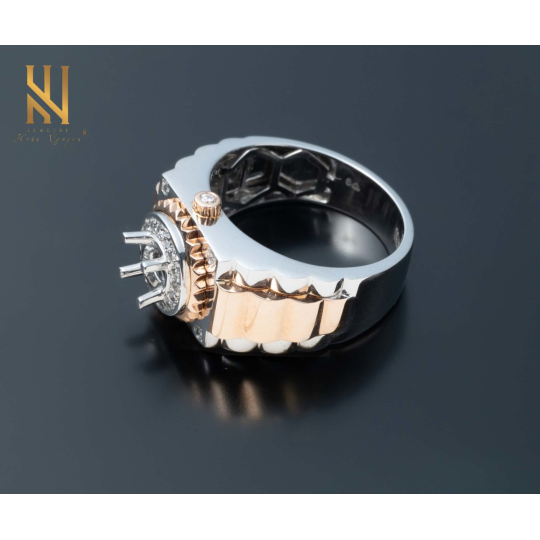 NHẪN VÀNG ITALY 750 - MẪU 319