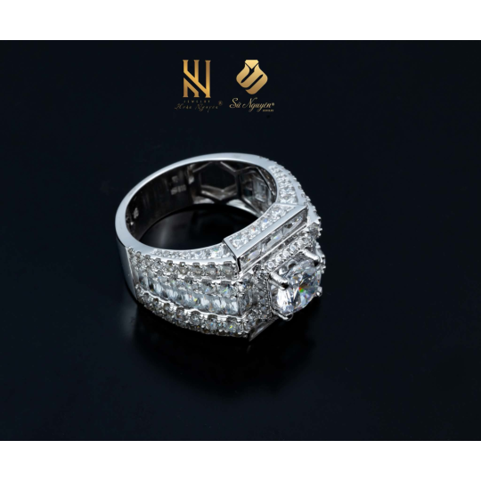 NHẪN VÀNG ITALY 750 - MẪU 345