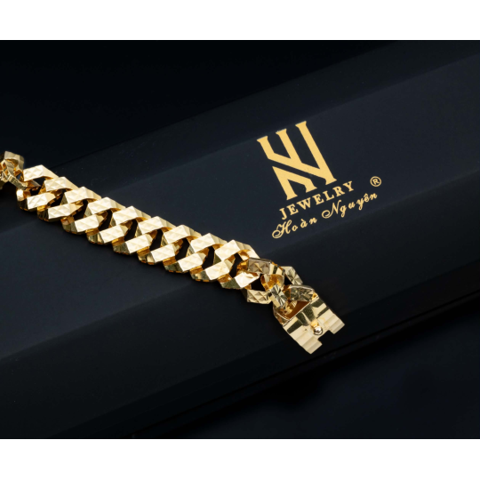LẮC TAY VÀNG ITALY 750 - MẪU 158