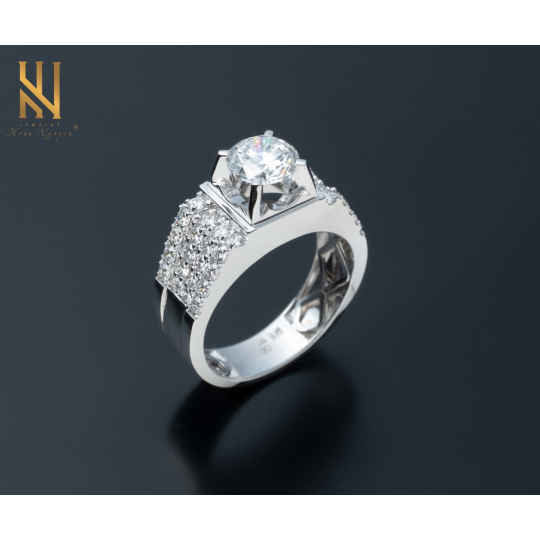 NHẪN VÀNG ITALY 750 - MẪU 328