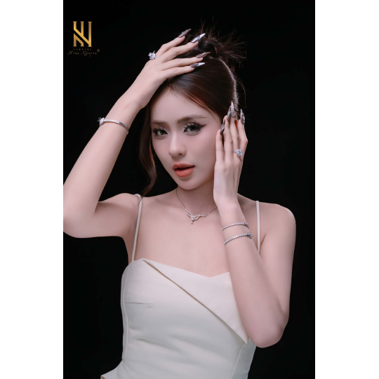 SET DÂY CHUYỀN VÀNG ITALY 750 MẪU 97