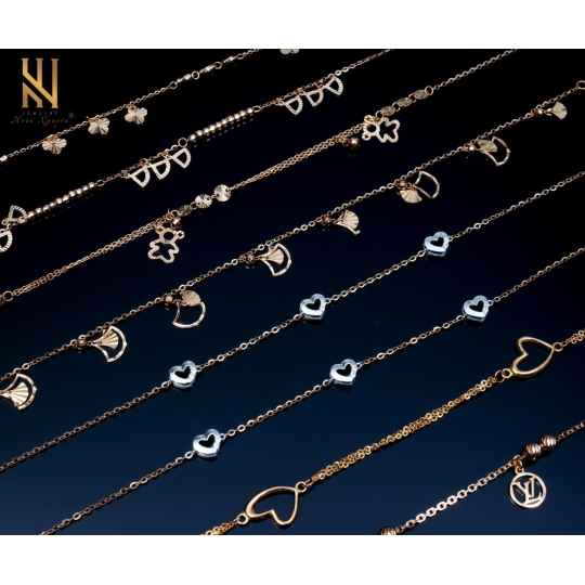 LẮC CHÂN VÀNG ITALY 750 - MẪU 37