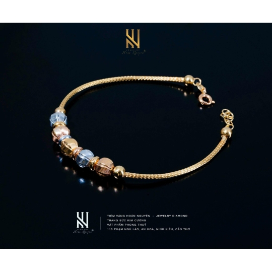 LẮC TAY VÀNG ITALY 750 MẪU 16