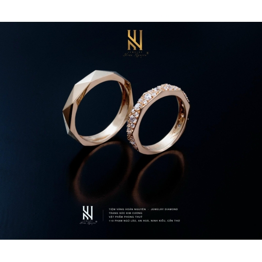 NHẪN CẶP VÀNG ITALY 750 MẪU 1