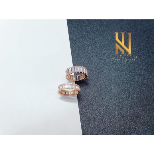 NHẪN CẶP  VÀNG ITALY 750 - MẪU 134