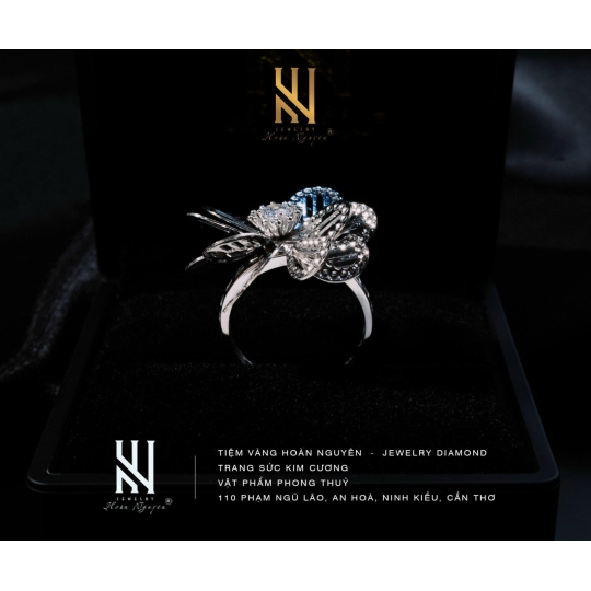 NHẪN VÀNG ITALY 750 - MẪU 115