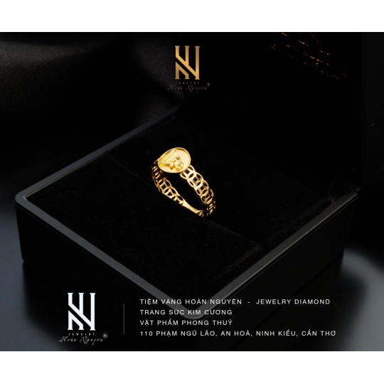 NHẪN VÀNG ITALY 750 - MẪU 116