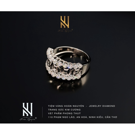 NHẪN  VÀNG ITALY 750 - MẪU 118