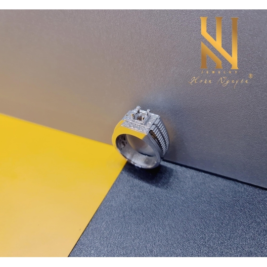 NHẪN VÀNG ITALY 750 - MẪU 136