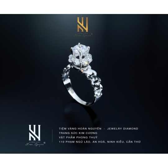 NHẪN VÀNG ITALY 750 - MẪU 145