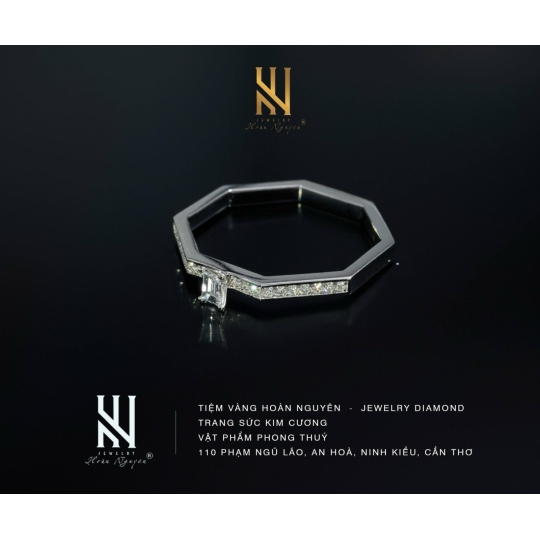 NHẪN VÀNG ITALY 750 - MẪU 154