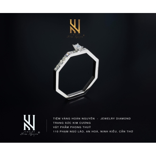 NHẪN VÀNG ITALY 750 - MẪU 154