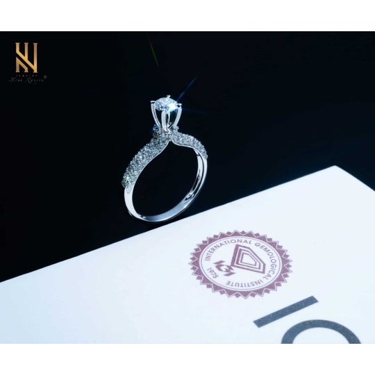 NHẪN VÀNG ITALY 750 - MẪU 267