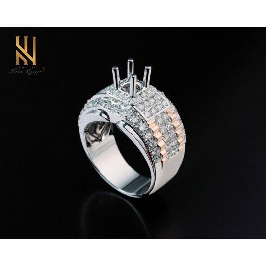 NHẪN VÀNG ITALY 750 MẪU 27