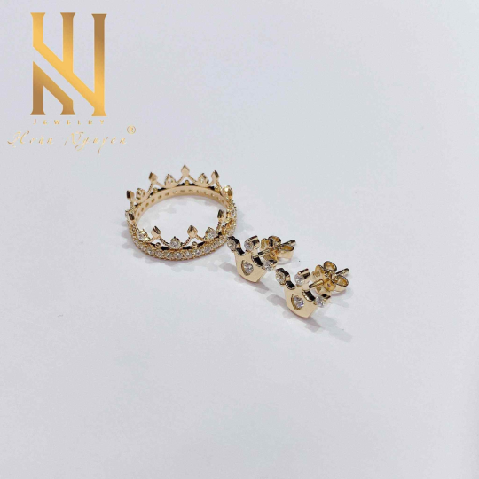 NHẪN VÀNG ITALY 750 - MẪU 305