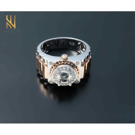 NHẪN VÀNG ITALY 750 - MẪU 307