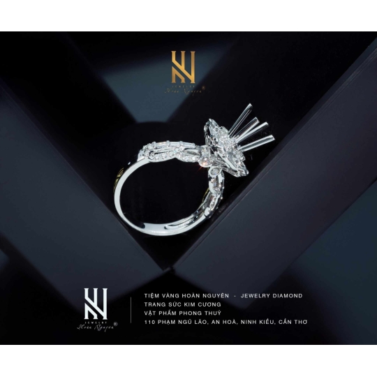 NHẪN VÀNG ITALY 750 - MẪU 104
