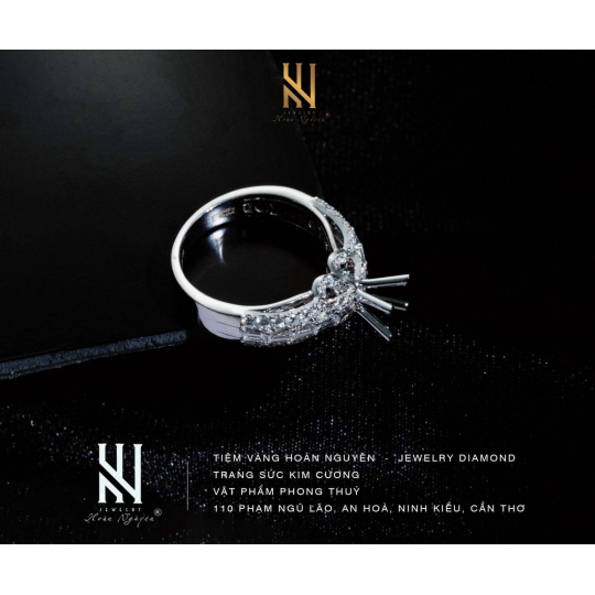 NHẪN VÀNG ITALY 750 - MẪU 77