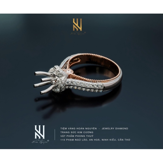 NHẪN VÀNG ITALY 750 - MẪU 80