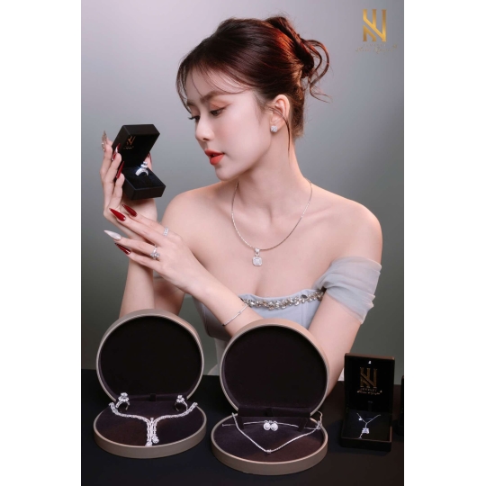 SET DÂY CHUYỀN VÀNG ITALY 750 MẪU 48