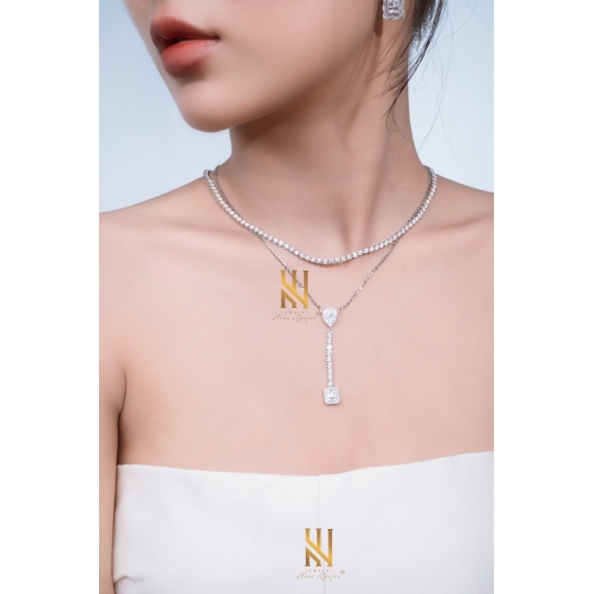 SET DÂY CHUYỀN VÀNG ITALY 750 MẪU 78