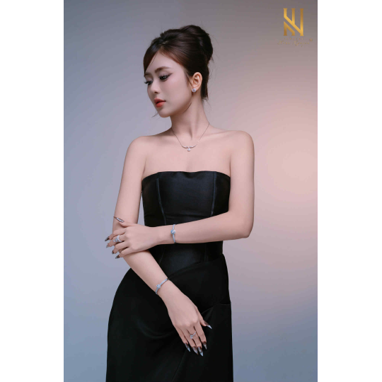 SET DÂY CHUYỀN VÀNG ITALY 750 MẪU 90