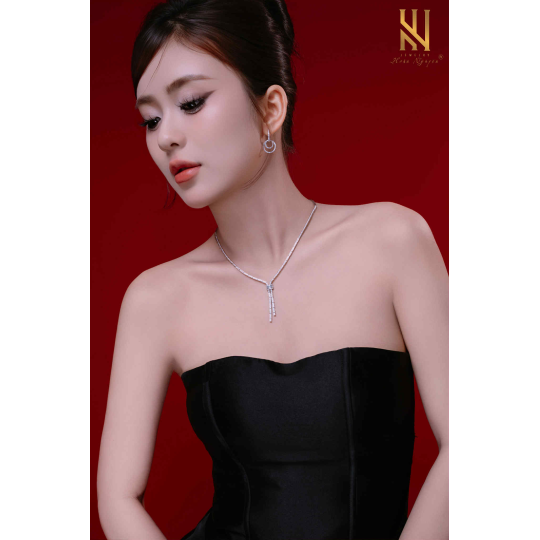 SET DÂY CHUYỀN VÀNG ITALY 750 MẪU 91